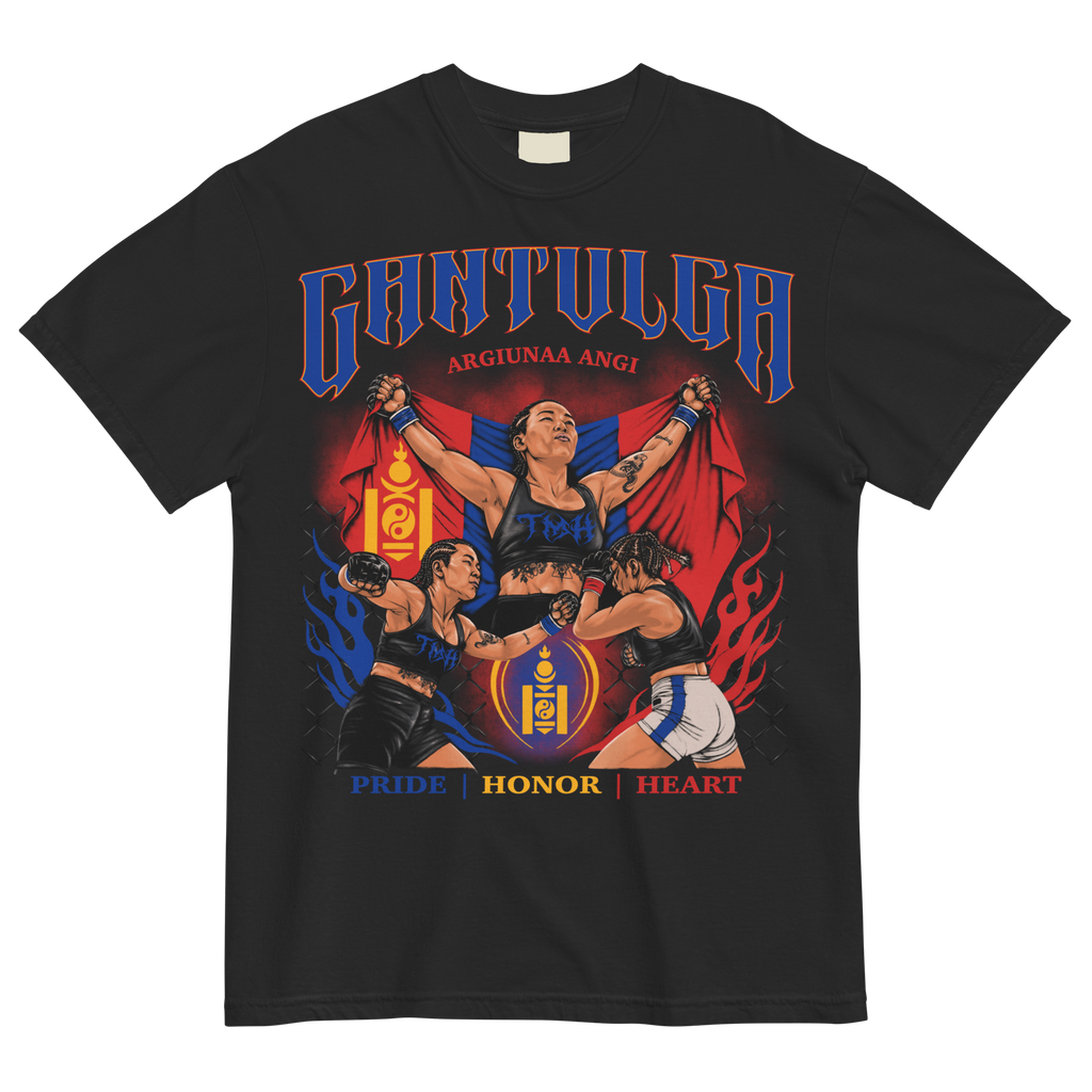 Pride | Honor | Heart | Angi Gantulga Heavyweight Tee