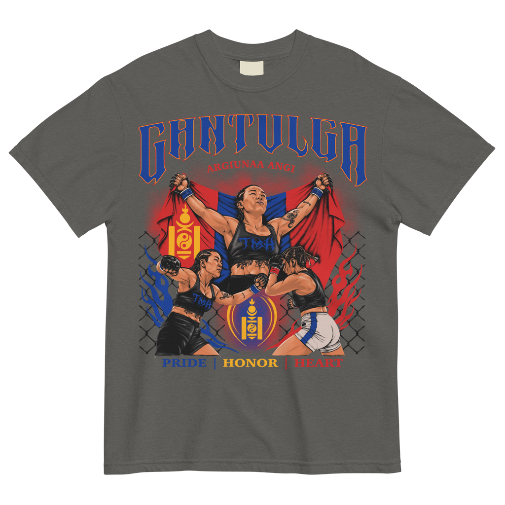 Pride | Honor | Heart | Angi Gantulga Heavyweight Tee