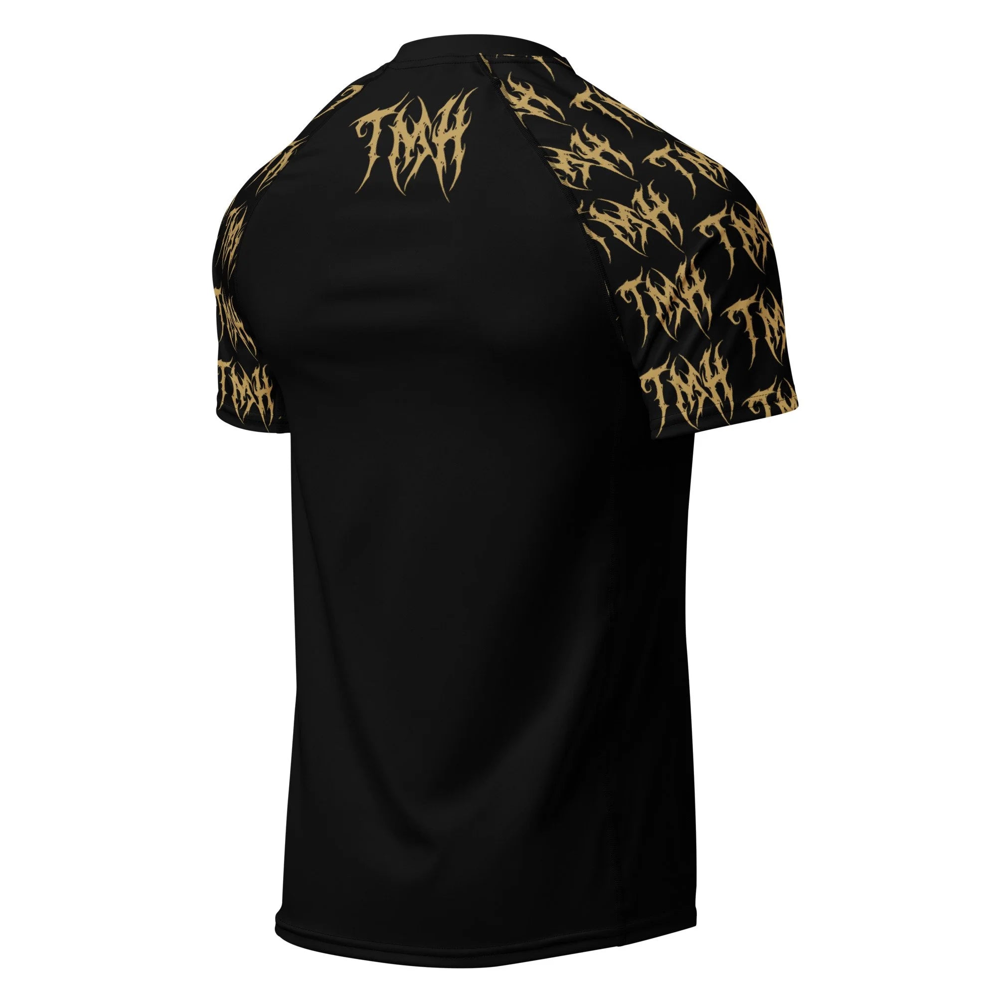 TMH Gold MTL Black Rash Guard