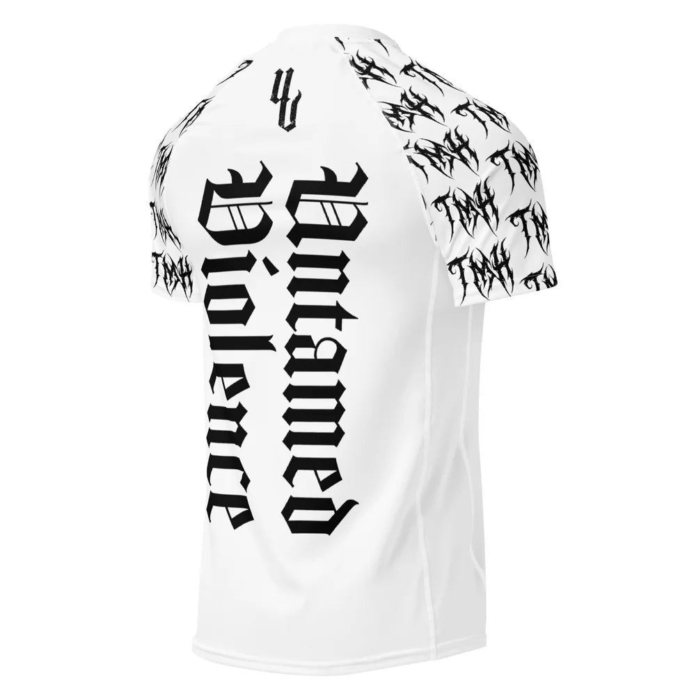 TMH Black MTL | UV White Rash Guard