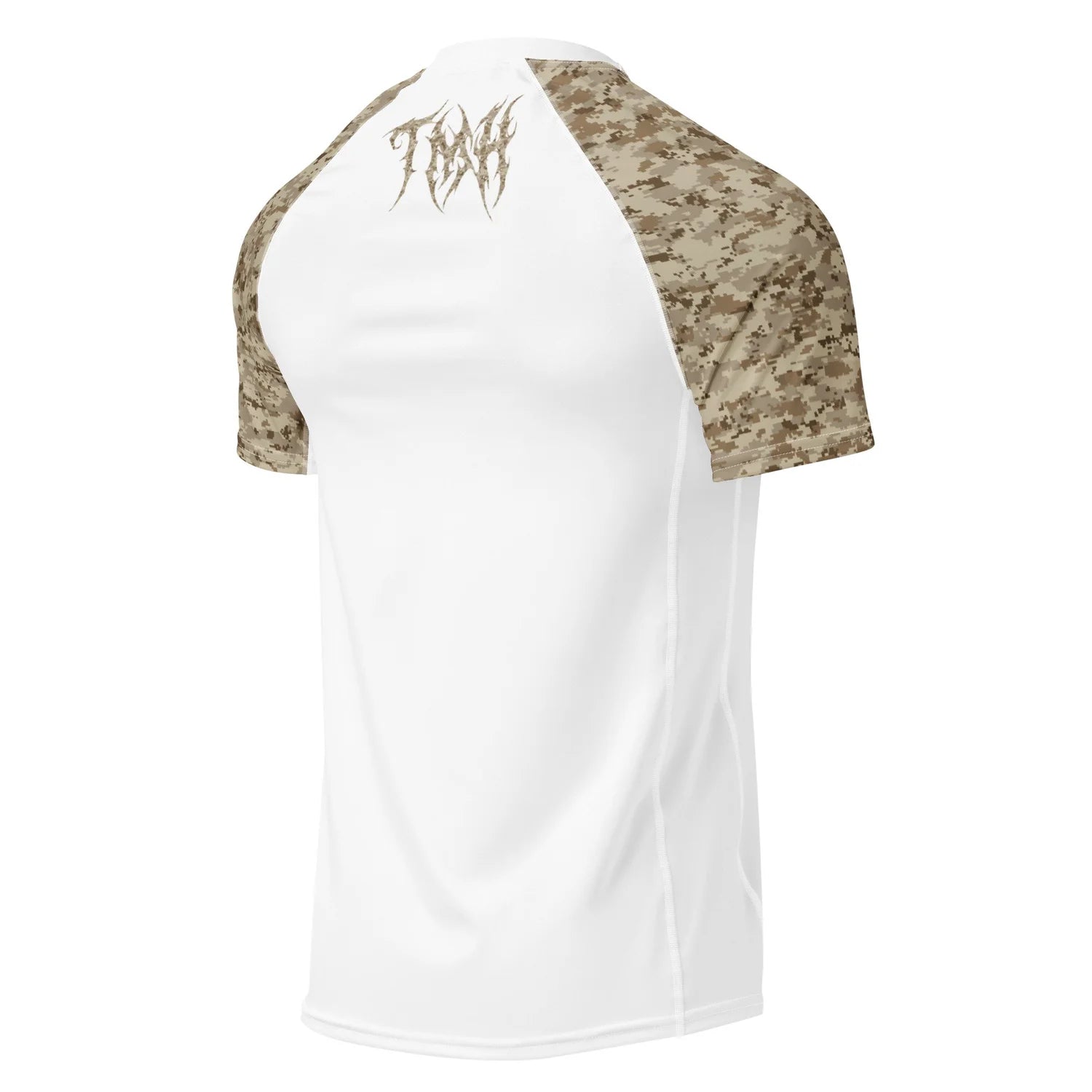 TMH MTL Desert CAMO White Rash Guard