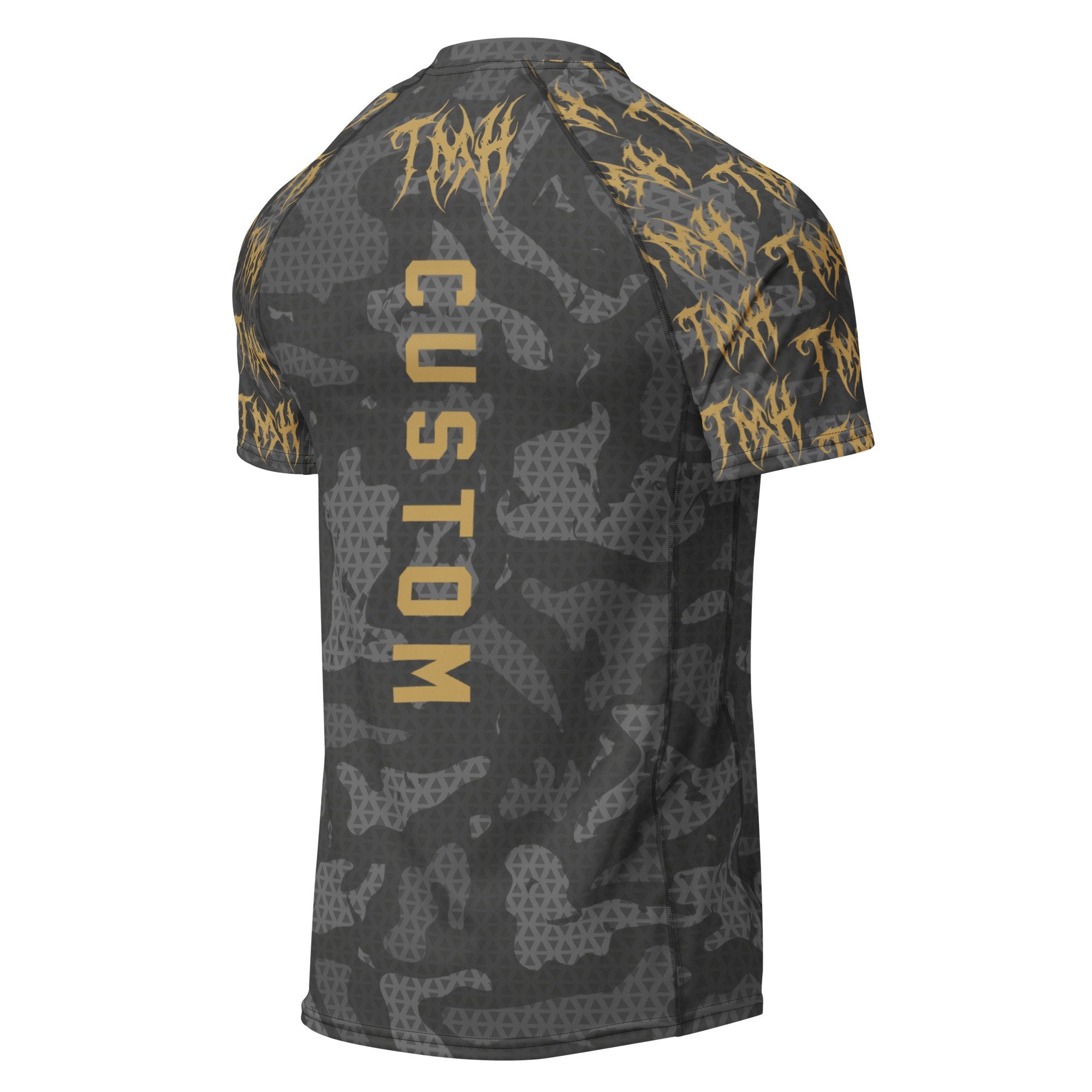 CUSTOM TMH MTL Gold DC Rash Guard
