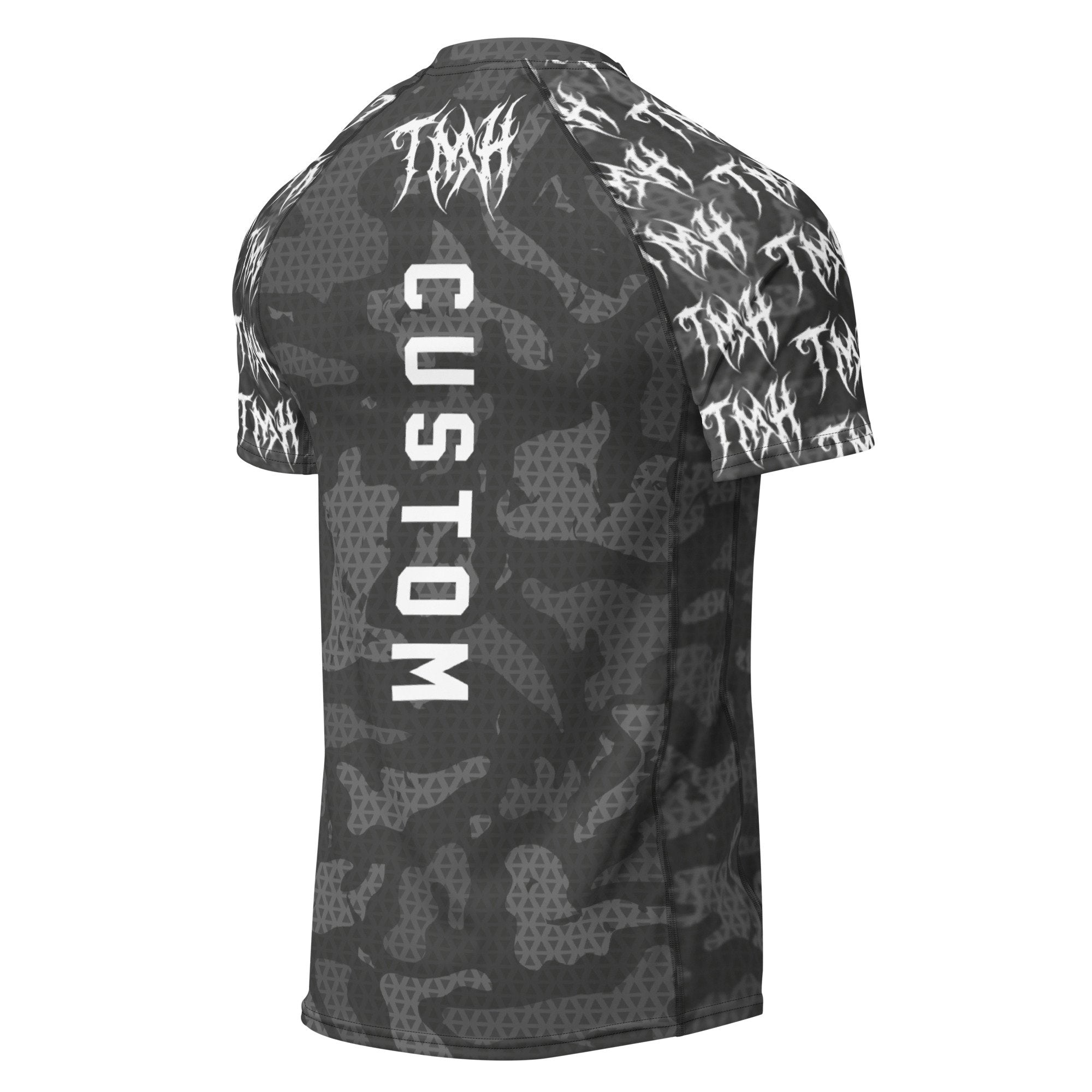 CUSTOM TMH MTL White DC Rash Guard