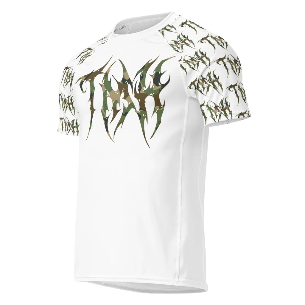 TMH MTL CAMO White Rash Guard