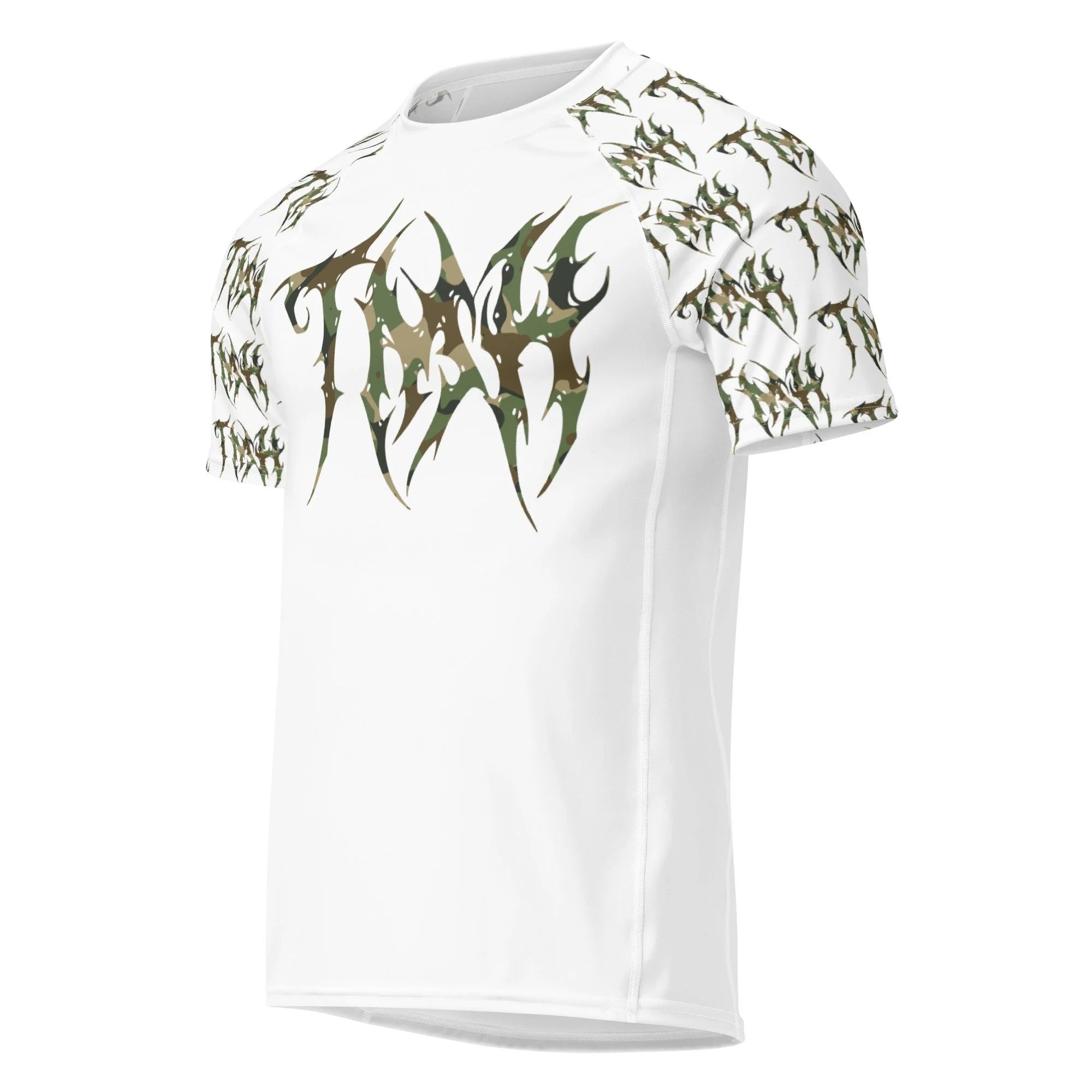 TMH MTL CAMO White Rash Guard