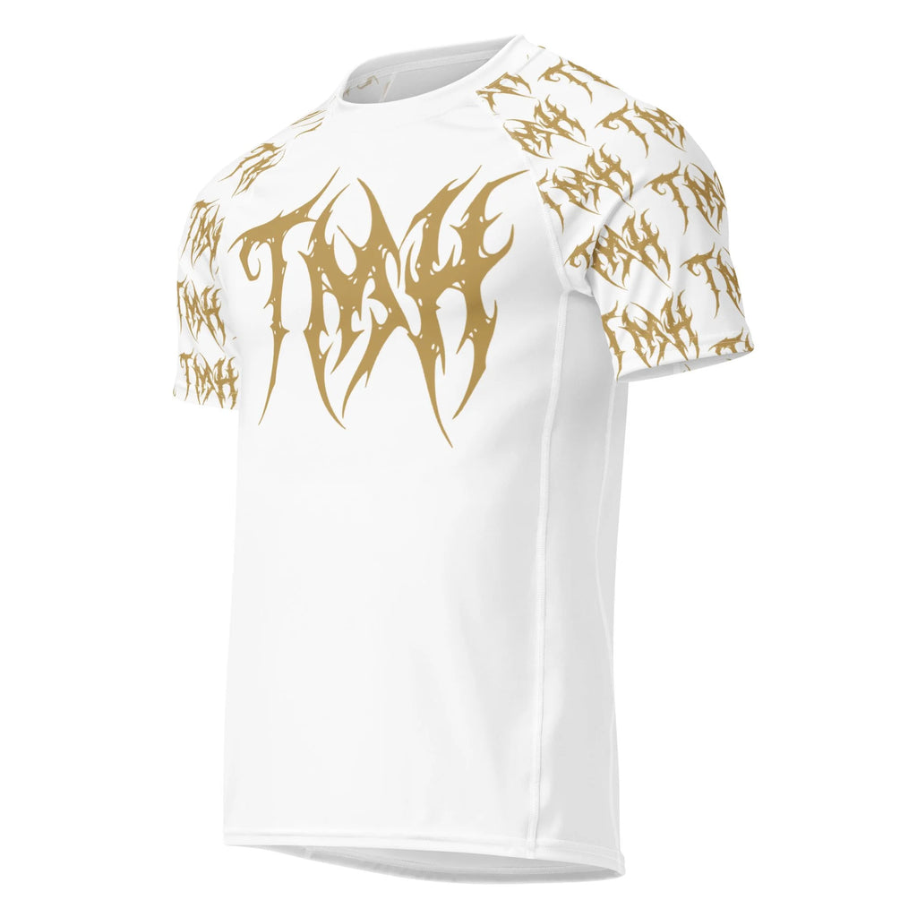 TMH Gold MTL White Rash Guard