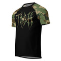 TMH MTL CAMO II Black Rash Guard