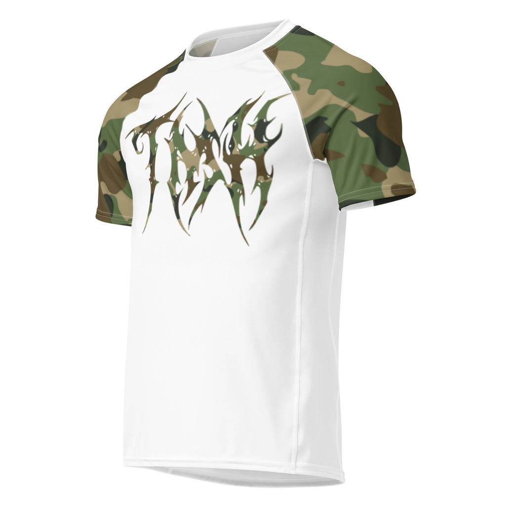 TMH MTL CAMO II White Rash Guard