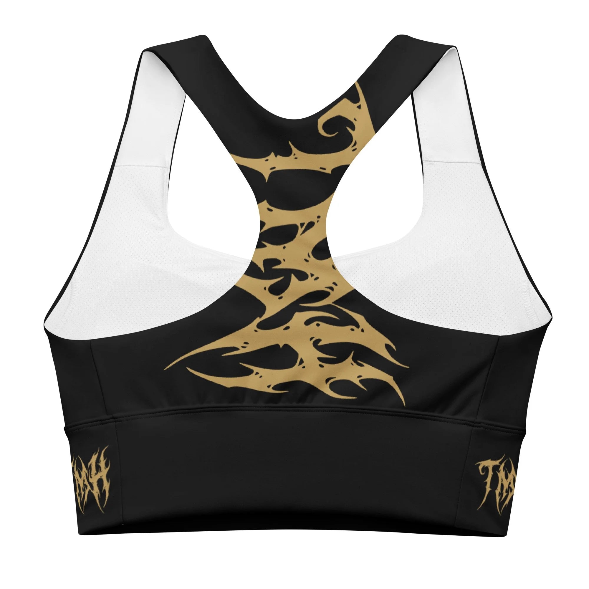 TMH MTL II Gold Black Performance bra