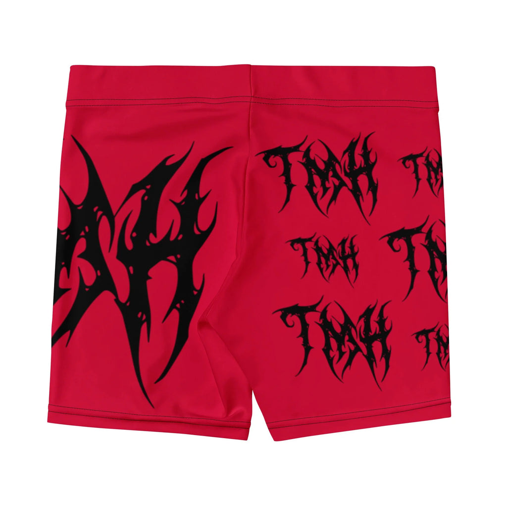 TMH MTL BLK Red GEN II Women's Fight Shorts