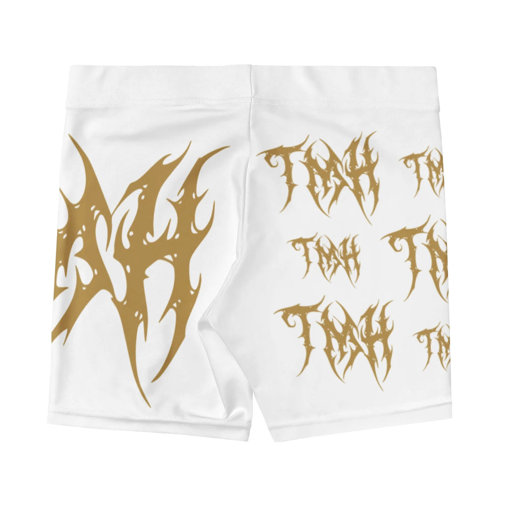 TMH MTL GLD White GEN II Women's Fight Shorts