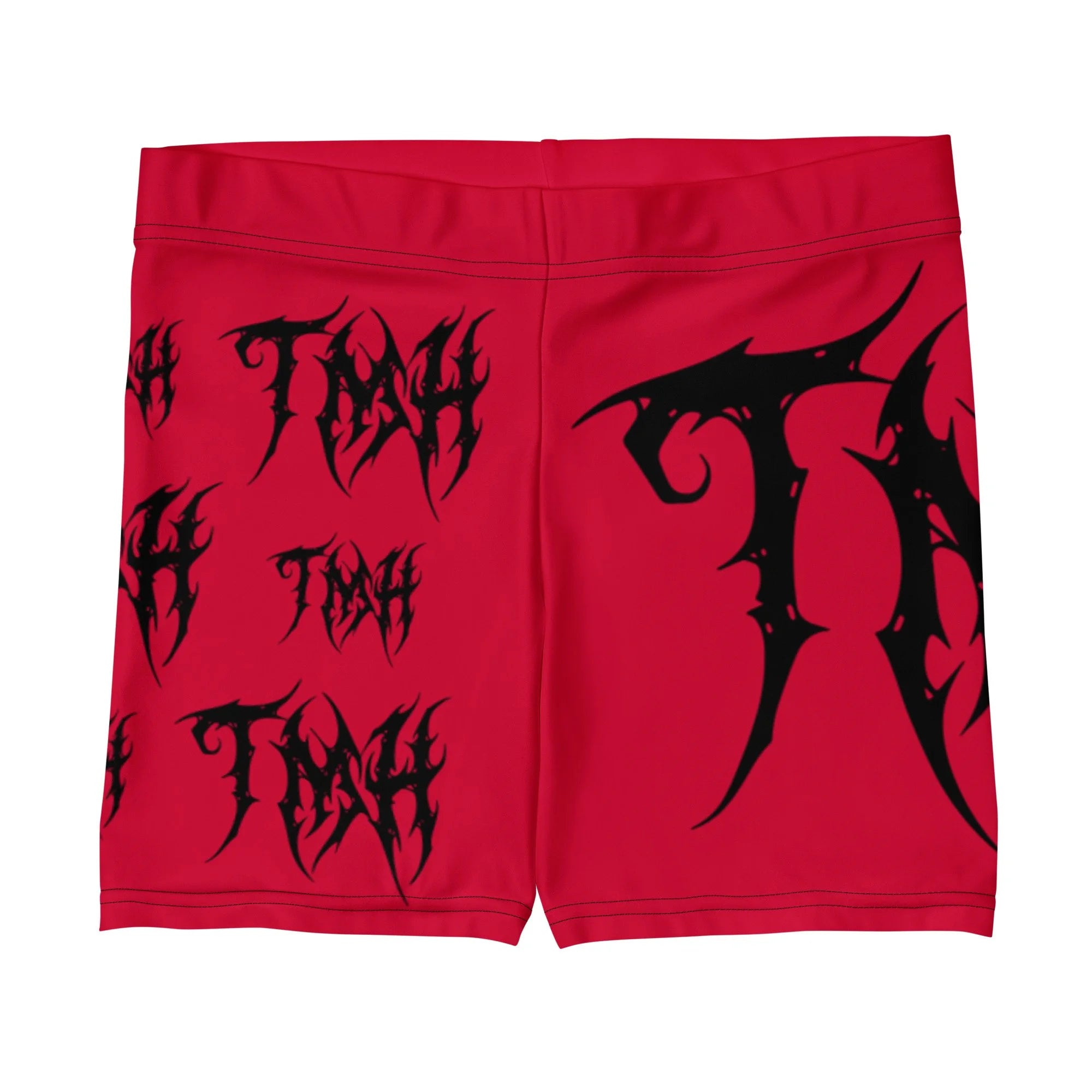 TMH MTL BLK Red GEN II Women's Fight Shorts