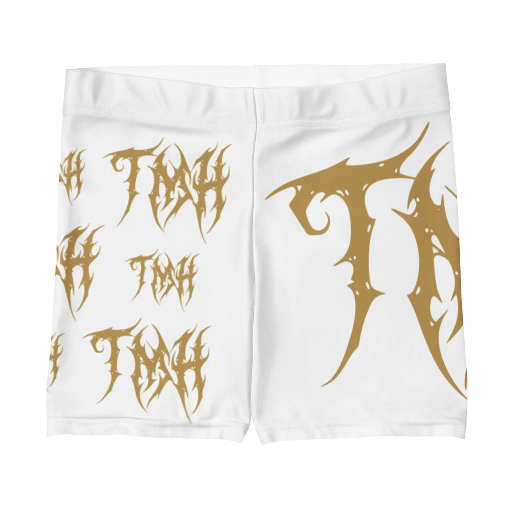 TMH MTL GLD White GEN II Women's Fight Shorts