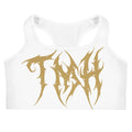 TMH Gold MTL White Training bra