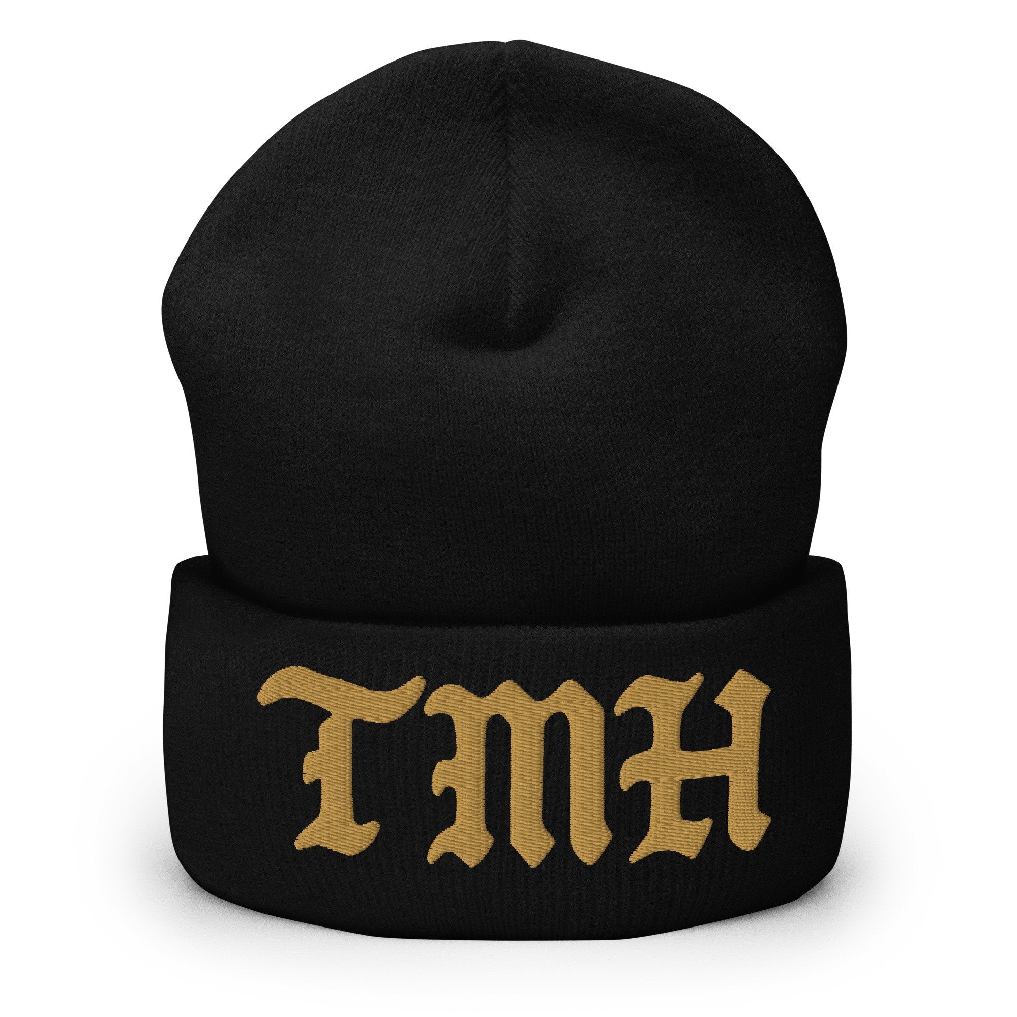 TMH Gold Cuffed Beanie