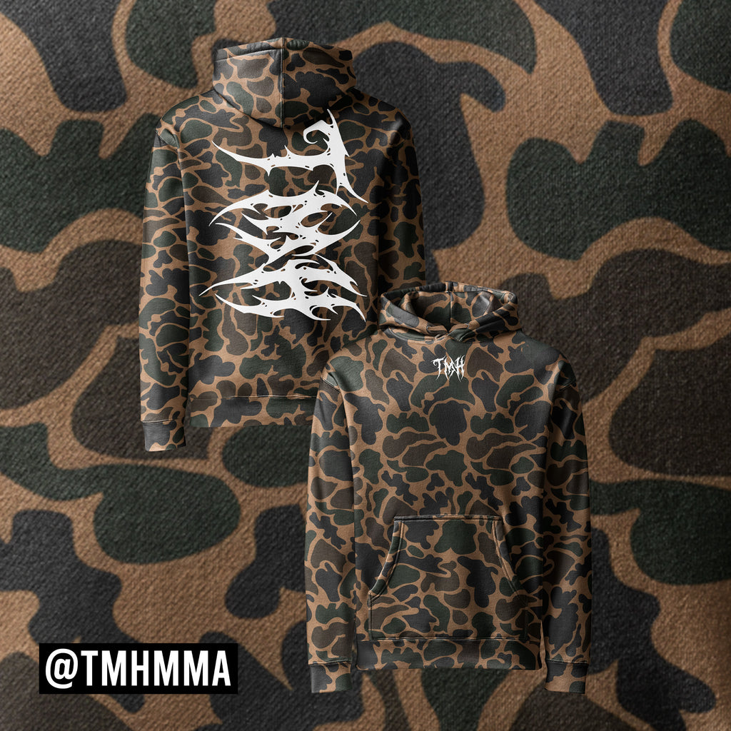 TMH MTL FB White Heavyweight hoodie