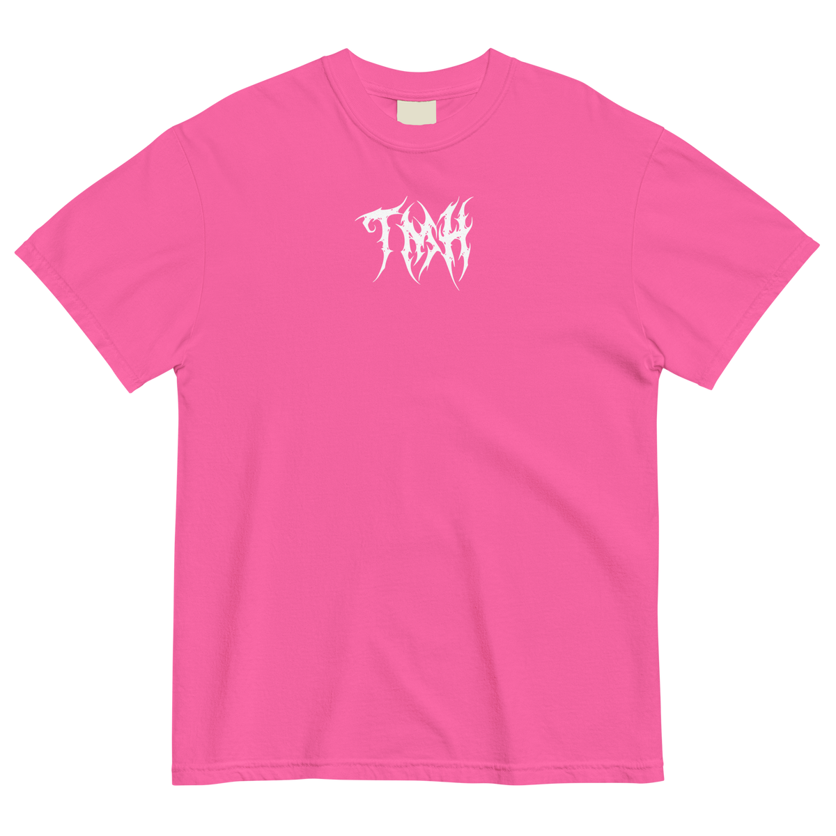 TMH MTL White FB Heavyweight Tee