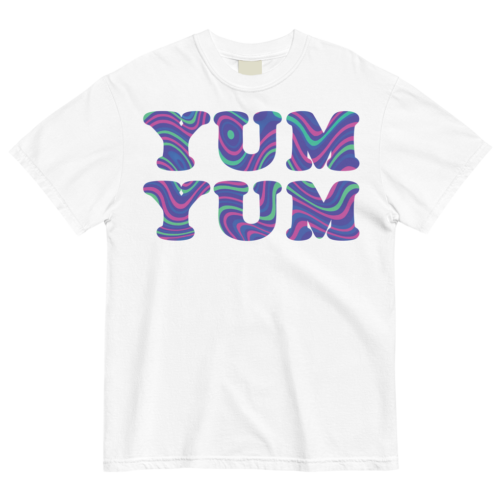 YUM YUM 2/6 White Heavyweight Tee