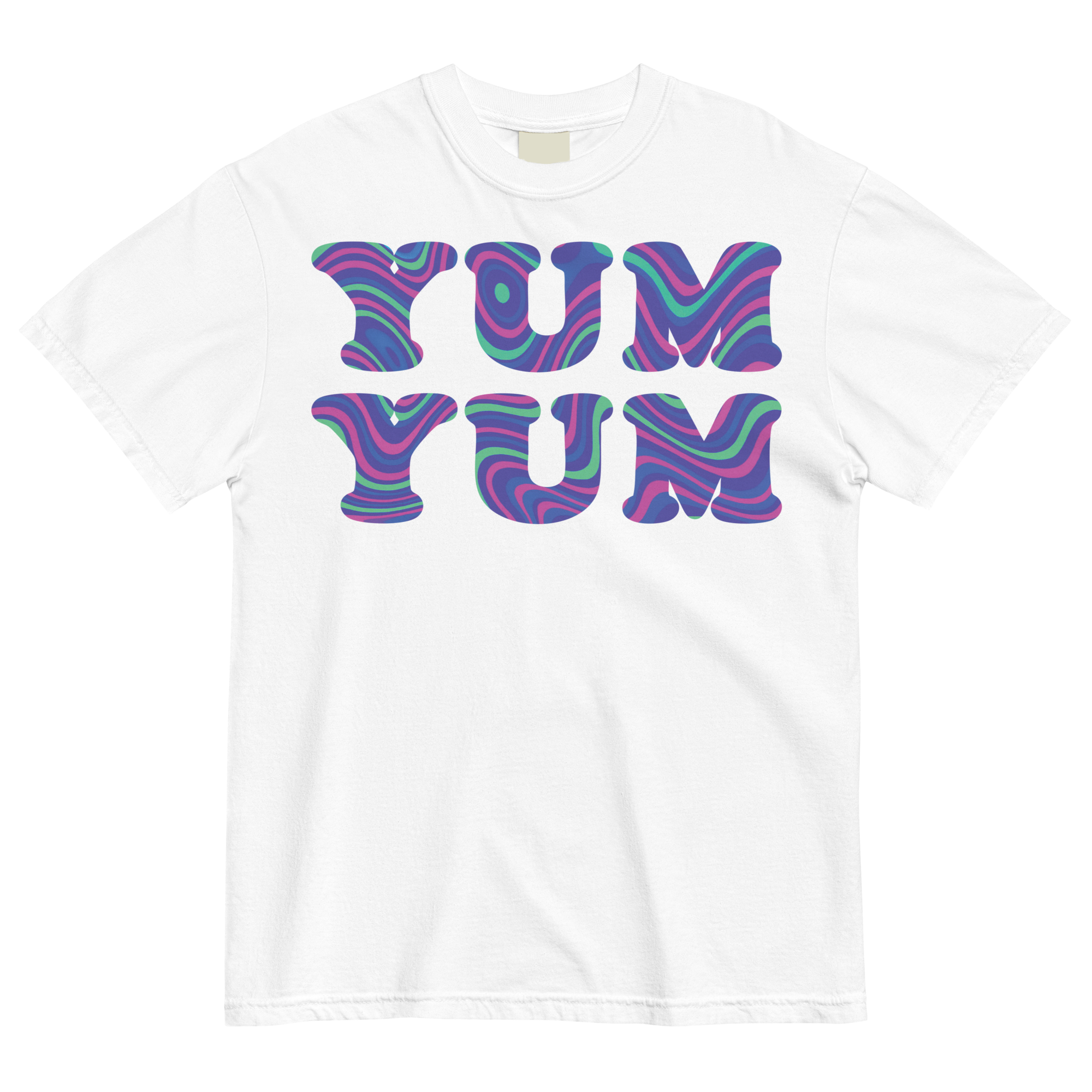 YUM YUM 2/6 White Heavyweight Tee